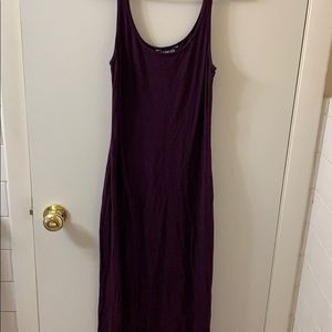 Plum maxi dress